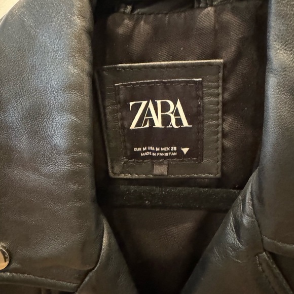 Zara Leather Jacket - Picture 4 of 5